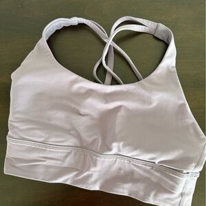 Lululemon sports bra size 6 light purple